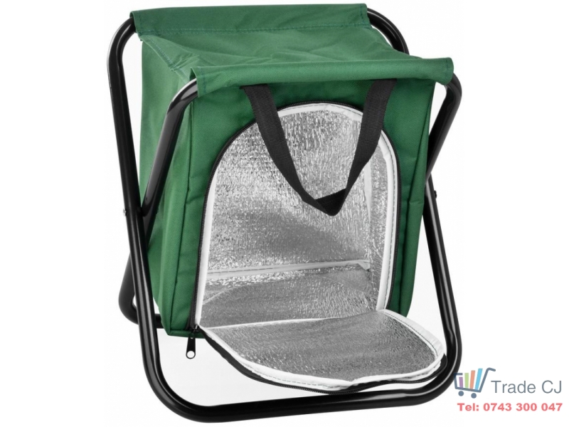 Scaun pliabil cu geanta termoizolanta pentru pescuit sau camping 32x27x34 cm, max 150kg