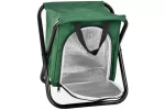 Scaun pliabil cu geanta termoizolanta pentru pescuit sau camping 32x27x34 cm, max 150kg