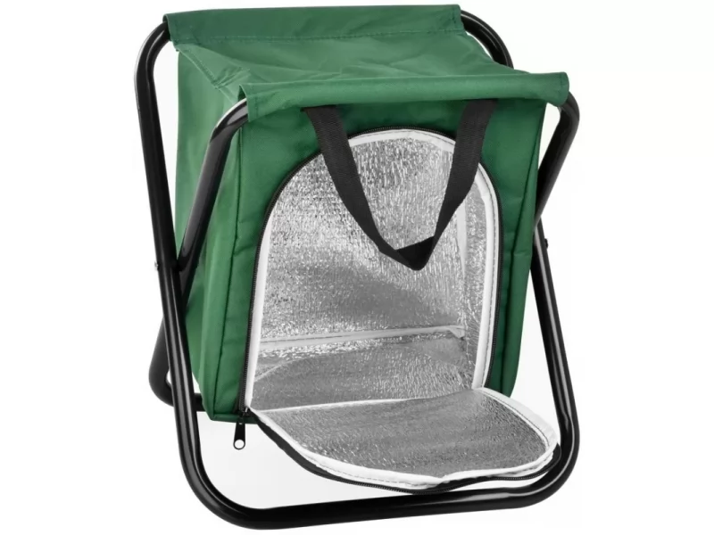 Scaun pliabil cu geanta termoizolanta pentru pescuit sau camping 32x27x34 cm, max 150kg