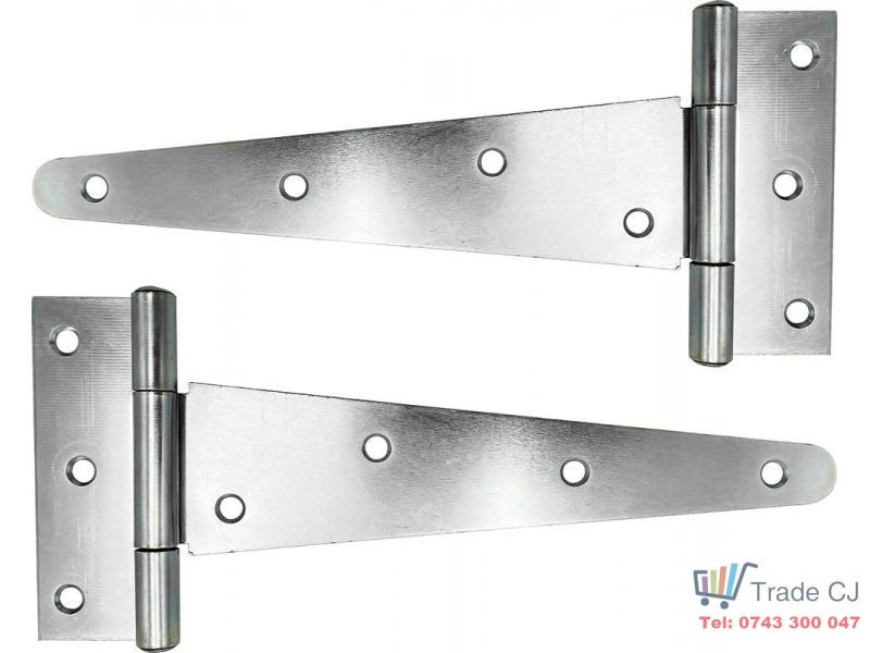 Set 2 bucati balamale lungi pentru poarta, 10x200 mm, galvanizate