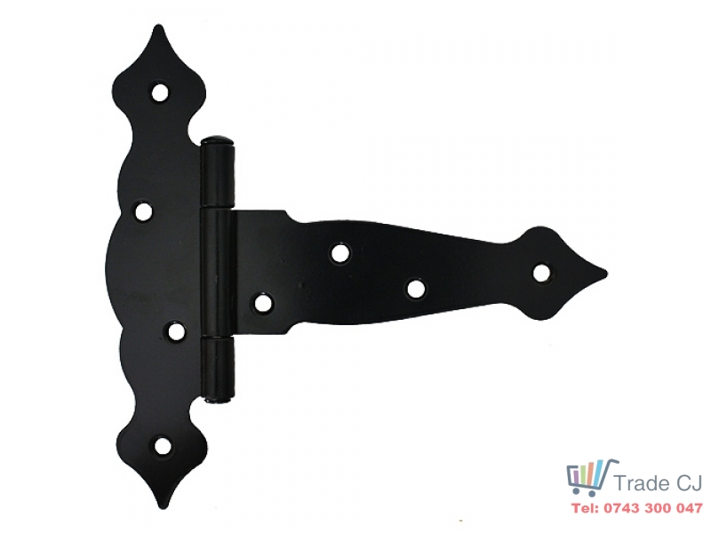 Balama exterior neagra pentru porti, SGTT, lungime 152 mm