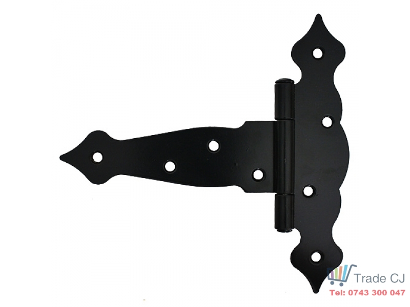 Balama exterior neagra pentru porti, SGTT, lungime 152 mm