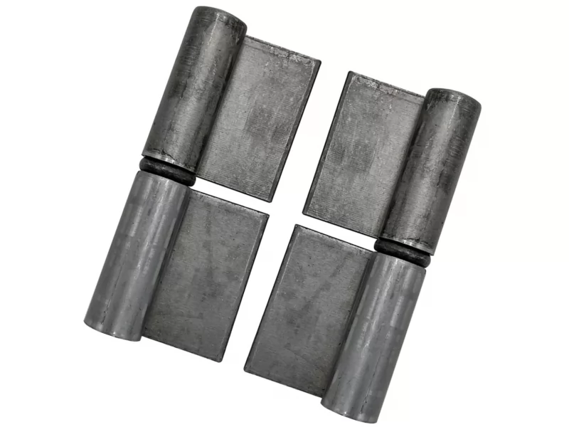 Set 2 bucati balamale sudabile cu talpa 80mm
