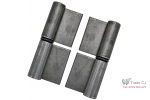 Set 2 bucati balamale sudabile cu talpa 100mm