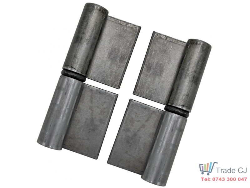Set 2 bucati balamale sudabile cu talpa 140mm