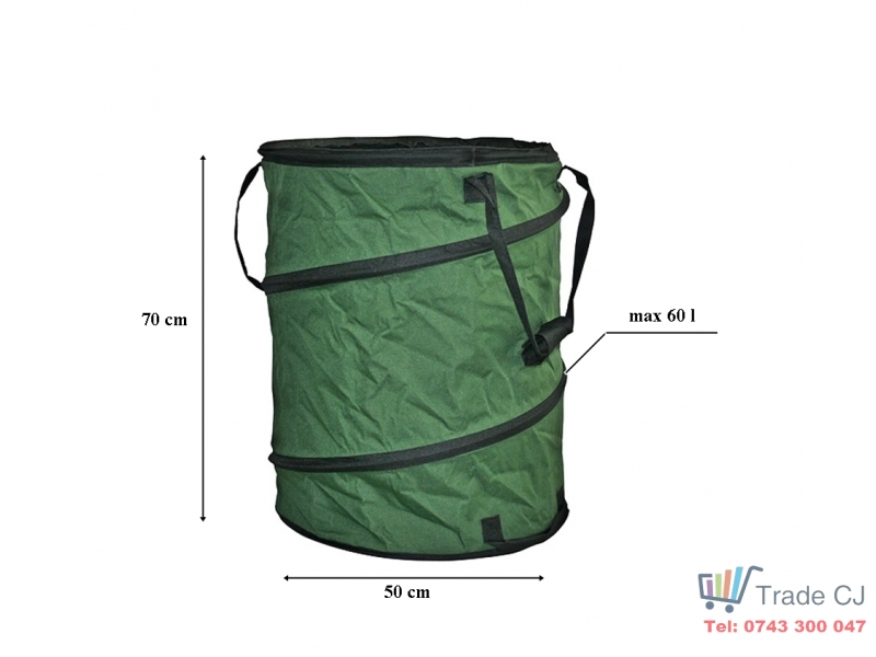 Sac pentru frunze din material textil 50x70cm. pliabil, max 60 l