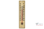 Termometru lemn Woody 22 cm pentru interior exterior -40ﾰ C + 50ﾰ C