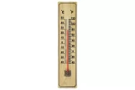 Termometru lemn Woody 22 cm pentru interior exterior -40ᄚ C + 50ᄚ C