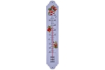 Termometru metalic CS 50 cm pentru interior exterior -30ᄚ C + 50ᄚ C