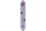 Termometru metalic CS 50 cm pentru interior exterior -30ᄚ C + 50ᄚ C