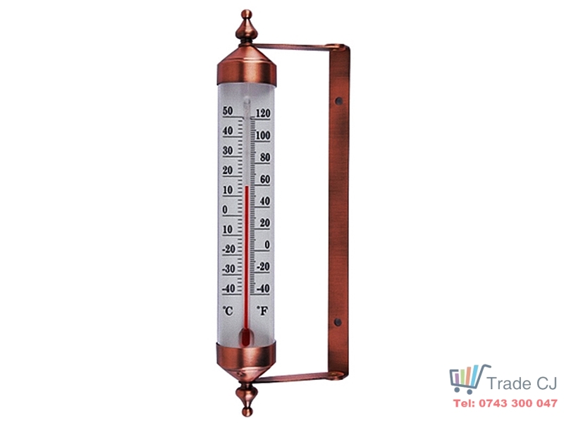 Termometru metal RS 24 cm pentru interior exterior -40ﾰ C + 50ﾰ C