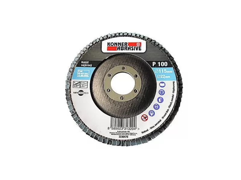 Set 5 discuri lamelare pentru polizor unghiular 115mm 40
