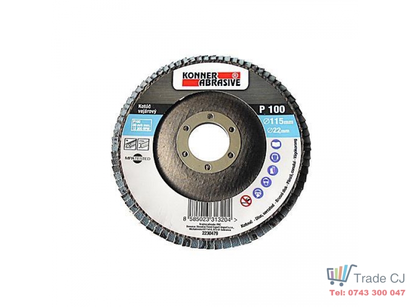 Set 5 discuri lamelare pentru polizor unghiular 115mm 120