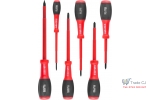 Set 6 surubelnite VDE, pentru electricieni, izolate 1000V, Cr-v, cap magnetic