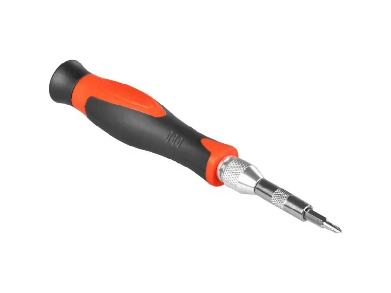 Set mixt surubelnita cu 37 biti Cr-V, cap magnetic torx, drept, cruce, in cutie transport plastic