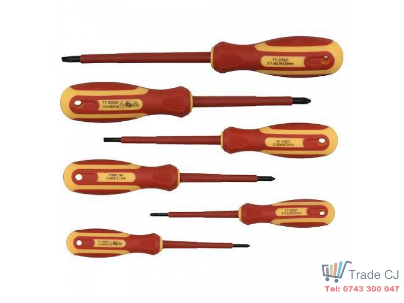 Set 6 surubelnite electricieni izolate VDE 1000V,Cr-v