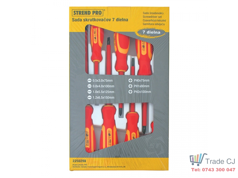 Set 7 surubelnite electricieni izolate VDE 1000V,Cr-v