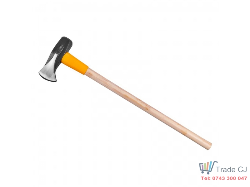 Topor cu pana pentru despicat lemne 3.6 kg, coada lemn cu protectie lovire 88 cm, lama 9cm