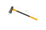 Topor pentru despicat lemne 2.7 kg, coada din fibra de sticla 85 cm, lama 10 cm