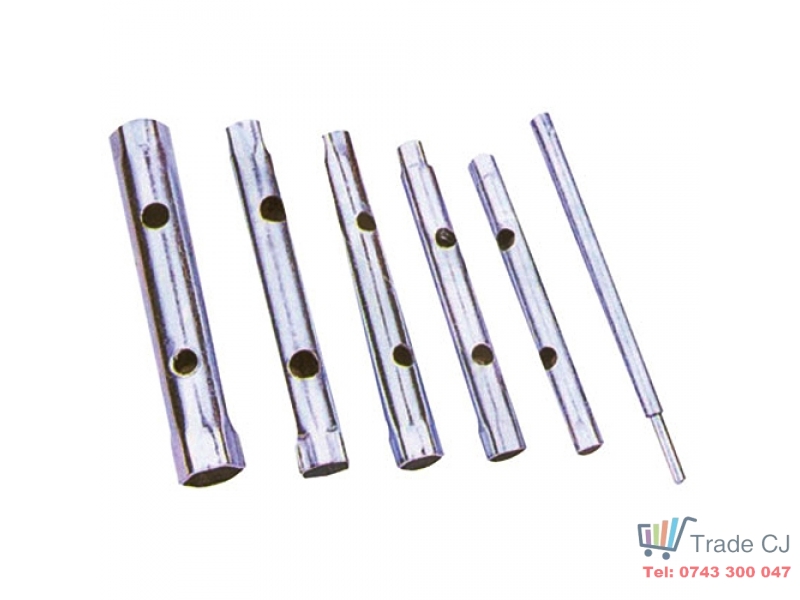 Set chei tubulare lungi pentru bujii ,8 bucati 6-22mm cu 2 bare extensie