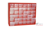 Organizator cu 36 sertare transparente 405x305x65 mm