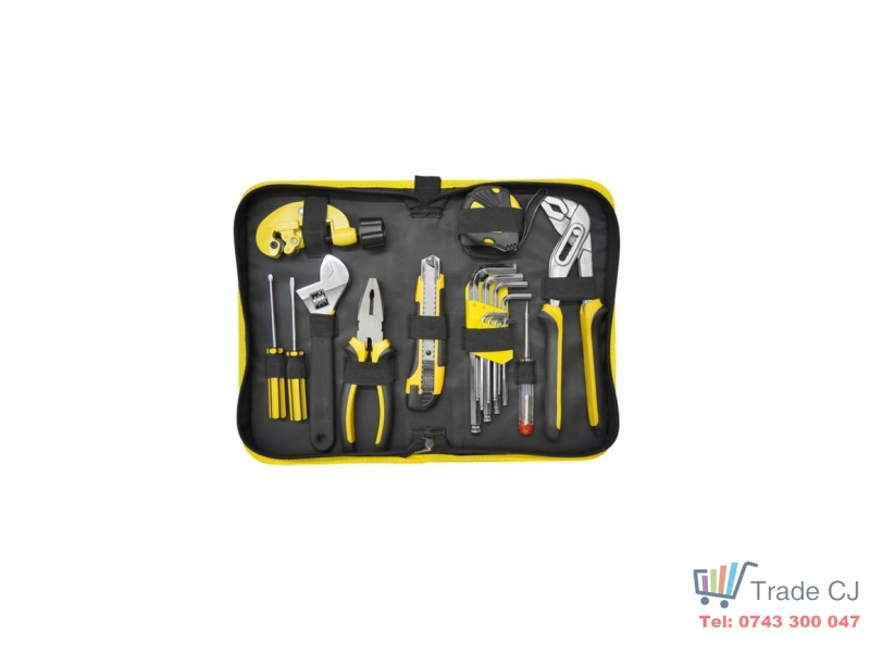 Set combinat 18 piese, 30 x 17 cm, in cutie transport cu fermoar