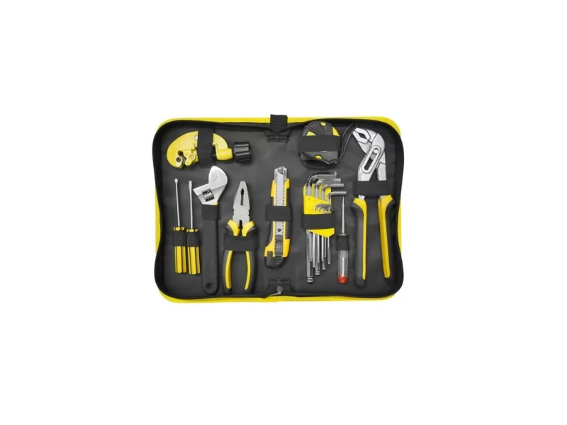 Set combinat 18 piese, 30 x 17 cm, in cutie transport cu fermoar