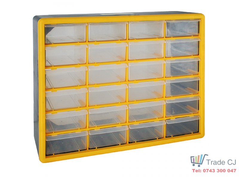 Organizator accesorii Strend Pro SBx3045-C, 24 sertare, 50x16x39 cm, maxim 28 kg