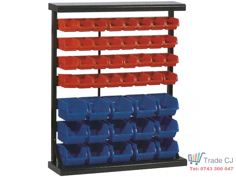 Raft organizator pentru suruburi si accesorii 1150x940x30mm, 32 cutii mici si 15 cutii mari
