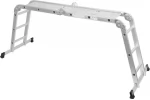 Scara multifunctionala articulata cu platforma ML 103, 4x3 trepte, aluminiu, 4 in 1, pliabila, sarcina maxima 150 kg