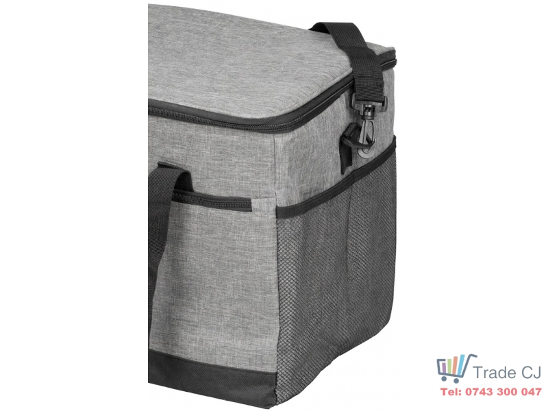 Geanta frigorifica pliabila 30L, izolare termica, 27x40x31 cm, culoare gri, pentru camping, picnic, plaja si cumparaturi