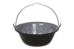 Ceaun emailat cu maner 20 l SGTT diametru 47 cm, pentru gulas si tocanite