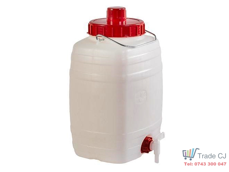 Bidon din plastic cu robinet, capacitate 10l