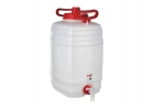 Bidon din plastic cu robinet si manere,capacitate 20l