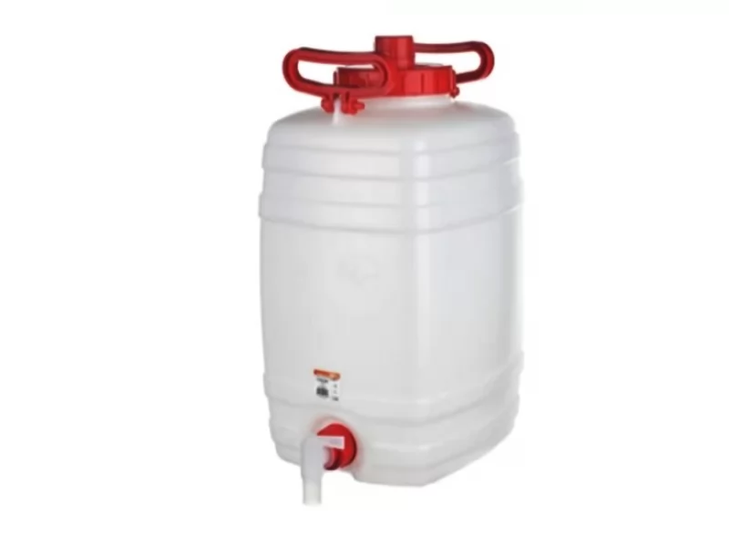 Bidon din plastic cu robinet si manere,capacitate 20l