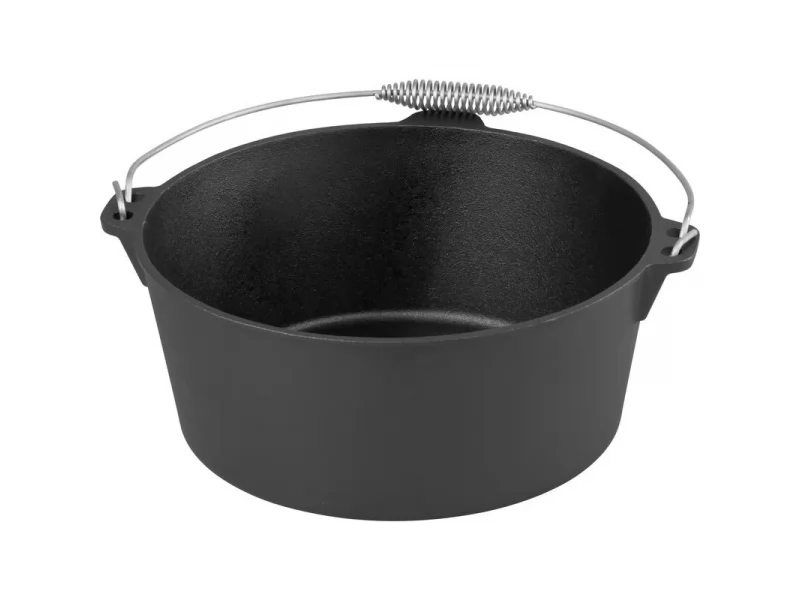 Ceaun din fonta pentru gulas, cu maner din otel inoxidabil, 30x13cm, 7.22l