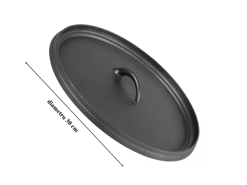 Capac din fonta pentru ceaun 7.22l, diametru 30 cm