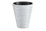 Ghiveci pentru flori SGTT diametru 34.5 cm,inaltime 38.5 cm,alb