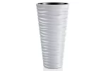 Ghiveci pentru flori SGTT diametru 39cm,inaltime 75cm,alb
