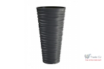 Ghiveci pentru flori SGTT diametru 39cm, inaltime 75cm, gri