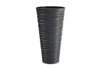 Ghiveci pentru flori SGTT diametru 39cm, inaltime 75cm, gri