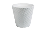 Ghiveci flori RoundMatuba,alb,diametru 35 cm,inaltime 32 cm