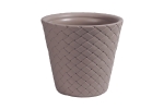 Ghiveci flori RoundMatuba,mocca,diametru 35 cm,inaltime 32 cm