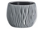 Ghiveci flori Bowl 240,diametru 160mm,inaltime 170 mm,gri