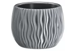 Ghiveci flori Bowl 240,diametru 160mm,inaltime 170 mm,gri