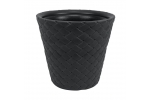 Ghiveci flori RoundMatuba,gri,diametru 35 cm,inaltime 32 cm