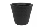 Ghiveci flori RoundMatuba,gri,diametru 35 cm,inaltime 32 cm
