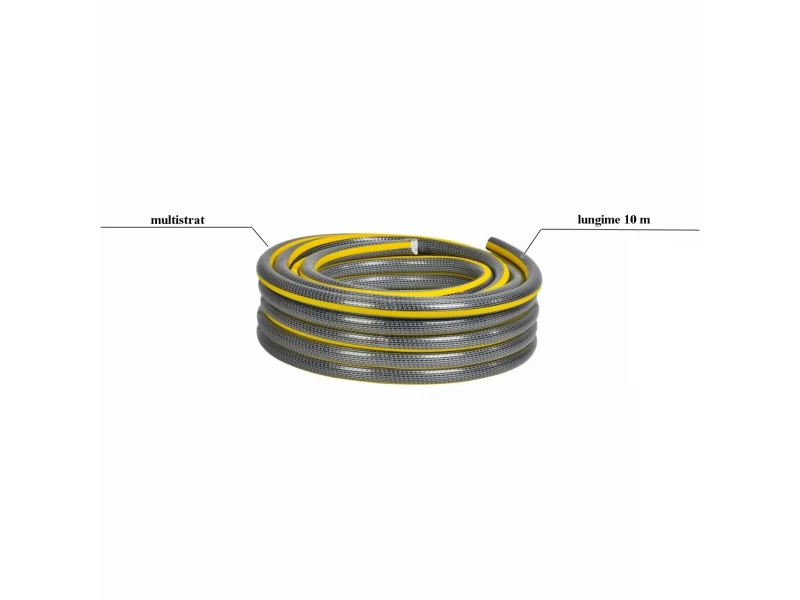 Furtun gradina multistrat Anti-torsion Plus, antirasucire, lungime 10 m, conectica 3 4 , protectie UV
