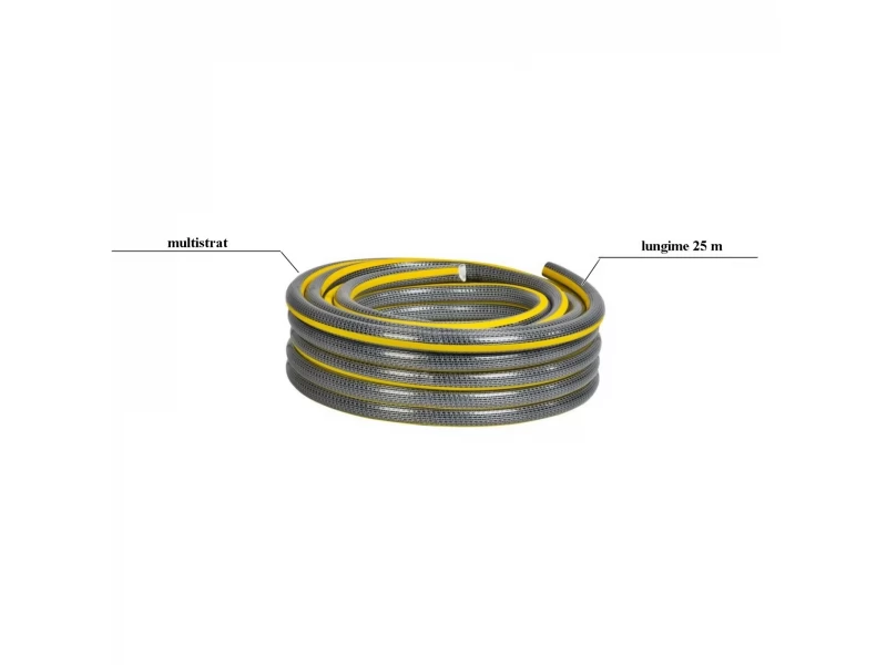 Furtun gradina multistrat Anti-torsion Plus, antirasucire, lungime 25 m, conectica 3 4 , protectie UV