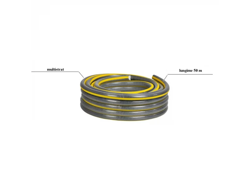 Furtun gradina multistrat Anti-torsion Plus, antirasucire, lungime 50 m, conectica 3 4 , protectie UV